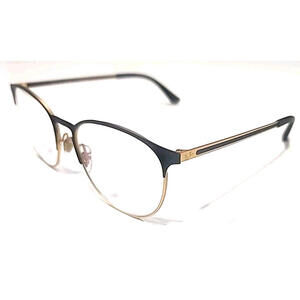 Ray Ban RB6375 2861 Black Gold Metal Round Eyeglasses Frame 53-18 145